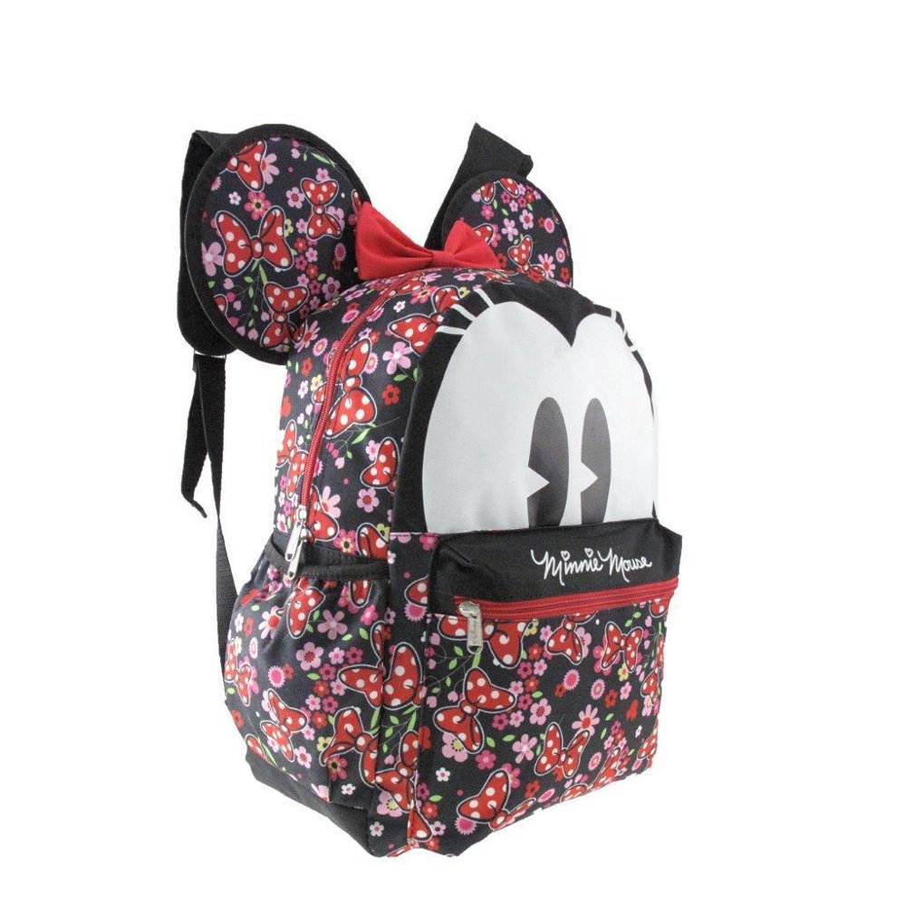 Disney Minnie Mouse 16" 3D Style School Backpack For Women Or Girls