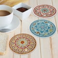 thumbnail image 5 of HsdsBebe 6 Pcs Diamond Art Painting Coasters with Holder, DIY Mandala Coasters Diamond Art Painting Kits for Beginners,Art Craft Gem Painting Adult and Children Diamond Art, 5 of 7