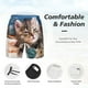 thumbnail image 3 of Balery Playful Cat Bañador para hombre, shorts de playa de secado rápido con entrepierna y forro de compresión-Medium, 3 of 6