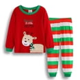thumbnail image 3 of Conjunto de pijama de algodón con estampado de dibujos animados para niño y niña, traje de primavera y otoño para el hogar, pantalones de manga larga para Navidad, 3 of 3