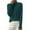 Blackish Green, variant on Women's Turtleneck Sweater Long Sleeve Pullover - 2025 Winter Cozy Knitted top, Ribbed Cable Chunky Jumper, Warm Soft Casual Loose Fit Winter Fall Clothes for Women Trendy, Black