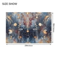 thumbnail image 2 of Toilet Rug Set Non-Slip Bathroom Rugs Soft Plush Machine Washable Contour Bath Mat Planetary Celestial Sky 24x20/24x16, 2 of 9