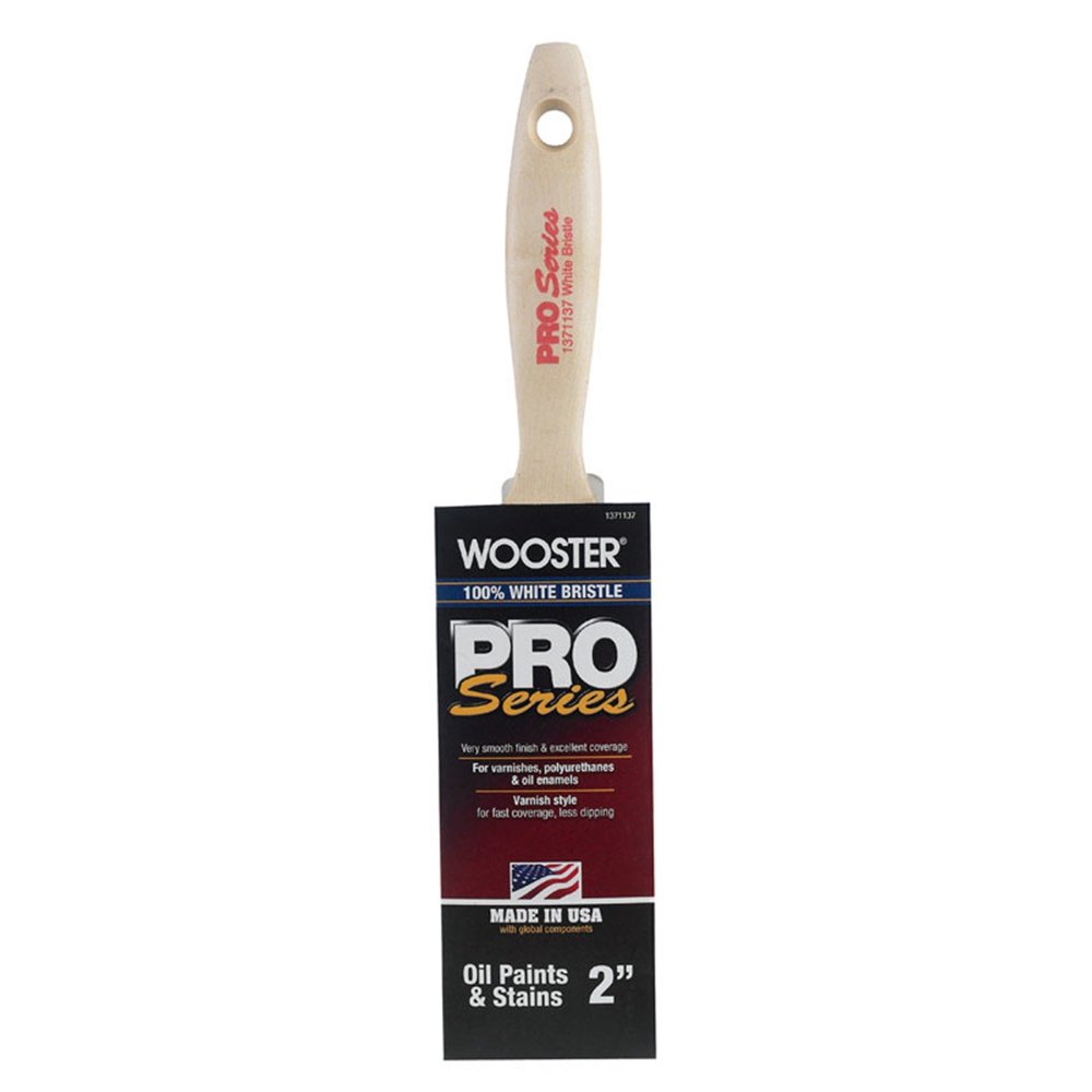 Wooster Pro Series 2 in. W Flat Paint Brush