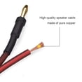 thumbnail image 4 of Cable de altavoz LONPOO, calibre 14, cobre libre de oxígeno, 2 m, paquete de 2, 4 of 7