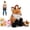 Orange-fox, variant on MorisMos Cute Fox stuffed animal with 3 Baby Fox Plush Toys