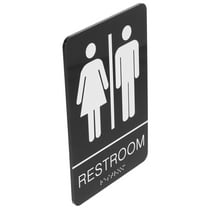 unbranded Bathroom Accessories Restroom Sign Men and Women 15.00X10.00X0.30CM