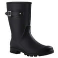 thumbnail image 2 of Litfun Mid Calf Rain Boots for Women Waterproof Garden Shoes, Black, Size 9, 2 of 6
