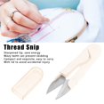 thumbnail image 2 of ThreadSnip Mini Portable Stainless Steel Yarn Scissors Thread Cutter Thread Yarn Sewing Scissor with Lid for Household Sewing Craft (Blister card in white), 2 of 9