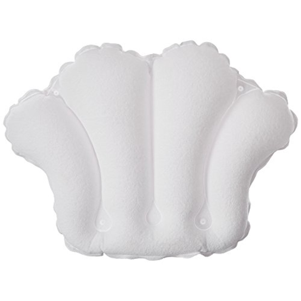 Deluxe Comfort Inflatable Bath Cushion White