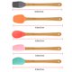 thumbnail image 2 of Wosthever Juego de 5 uds de cepillo para hornear, cuchara, raspador, panadería casera, mango de madera, cabeza de silicona, Kit de herramientas Herramientas y accesorios para hornear, 2 of 6