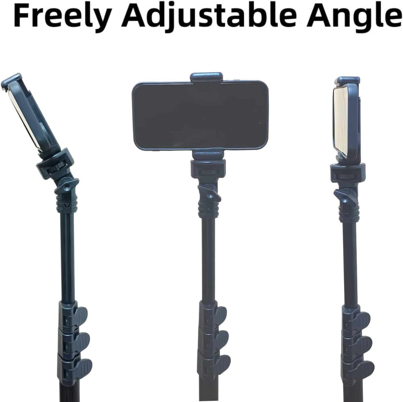 Golf Tripod Stand for Recording Swing, Golf Phone Holder for Swing Training Aid, Golf Selfie Stick Tripod for Phones and Action Cameras