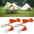 thumbnail image 1 of Cordon de Camping, Bande Réfléchissante Orange 2PCS Forte Charge Réglable pour le Camping, 1 of 8