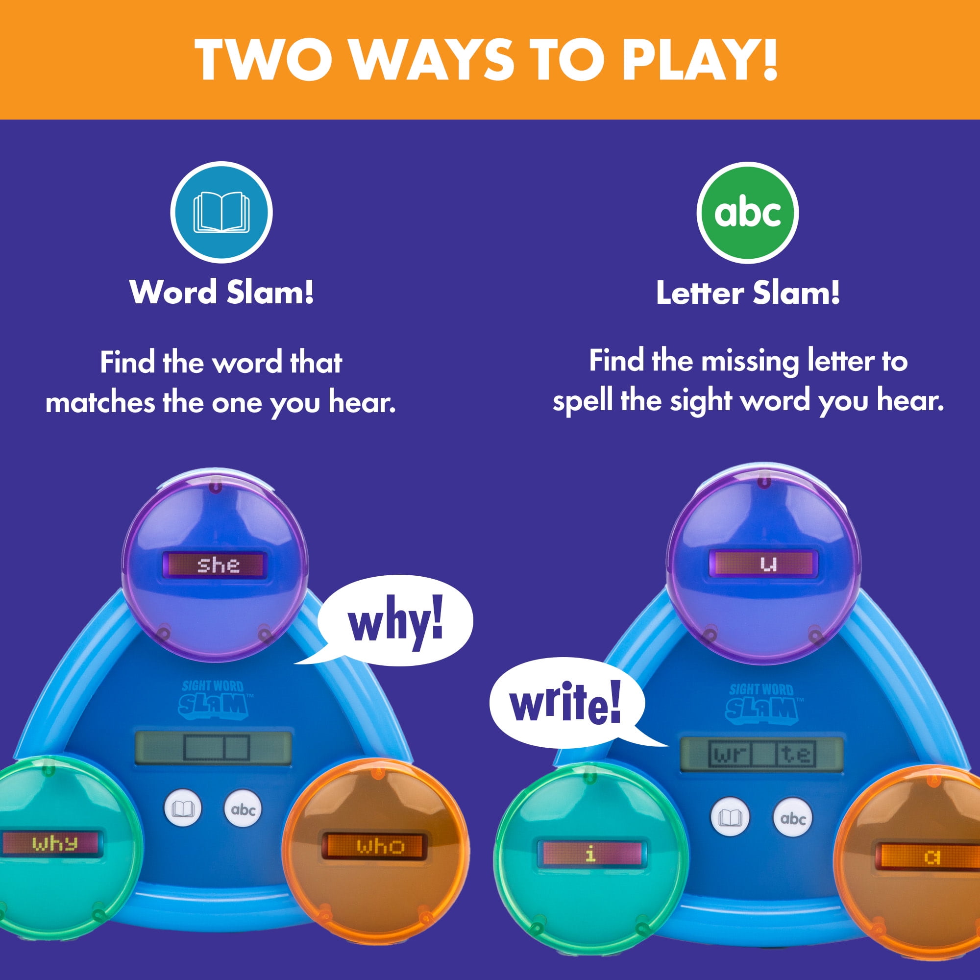 Educational Insights Sight Word Slam, Children's Electronic Learning Game for Ages 5+