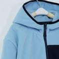 thumbnail image 4 of Kogui Girls Hooded Fleece Jacket Girls Full Zip Soft Polar Fleece Jacket Outerwear Coat with Pockets Size 9-10 (Blue,9-10 Years), 4 of 8