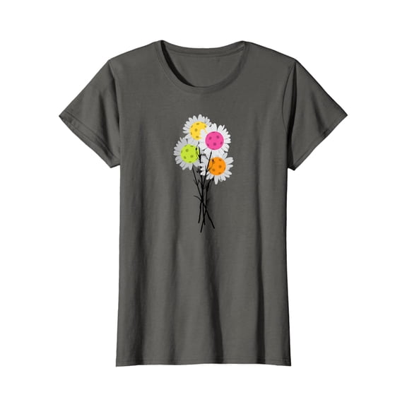 Womens Valentine'S Mother'S Gift Pickleball Flower Bouquet Pretty T-Shirt Unisex S-5XL Hot Trending Shirt, Vintage Birthday Gift