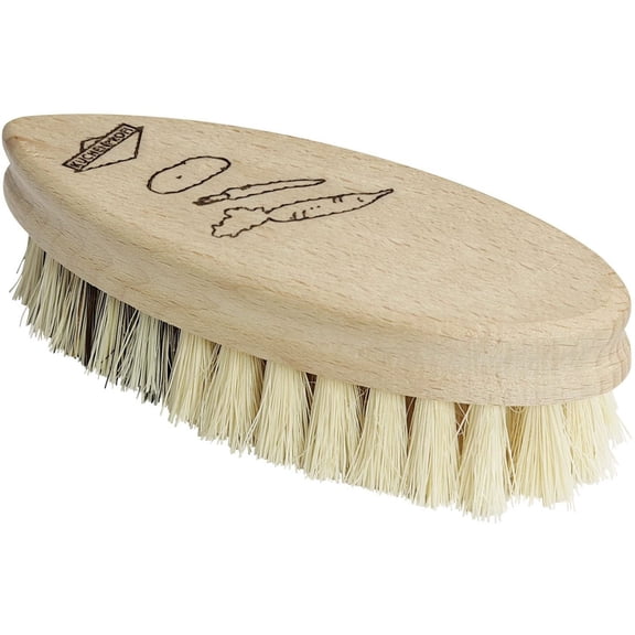 Küchenprofi Natural Bristle Vegetable Brush – Ergonomic Kitchen Scrubber for Fruits & Vegetables
