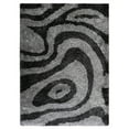 thumbnail image 4 of Rugsotic Carpets Hand Tufted Shag Polyester Eco-Friendly Area Rugs - 8'x10', Rectangle, Gray White, Plain Solid Design, High Pile Handmade Anti Skid Rugs for Living Room, Bed Room K00079, 4 of 5