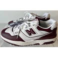 thumbnail image 2 of NEW BALANCE 550 Basketball Sneaker Shoes 10.5 MENS White Burgundy BB550BZ1 NIB, 2 of 5