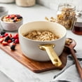thumbnail image 4 of GreenPan Reserve Ceramic Nonstick 10-Piece Cookware Set | Taupe with Gold-Tone Handles, 4 of 8