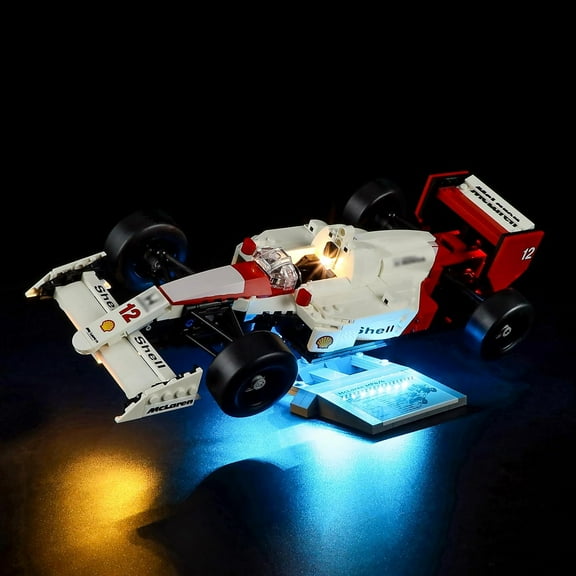 LED Light for 10330 Icons McLaren MP4/4 & Ayrton Senna Building Blocks Model (Building Set NOT Included)