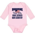 thumbnail image 3 of Inktastic Veterans Day Military Honoring Those Who Serve Boys or Girls Long Sleeve Baby Bodysuit, 3 of 5