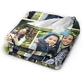 thumbnail image 4 of Custom Blanket Personalised Blanket with Photos Text.Custom Blanket with 1-9 Photo Collages.Flannel Blankets for Family Birthday Wedding Gift Fits Couch Sofa Bedroom Living Room-100cmX125cm, 4 of 6