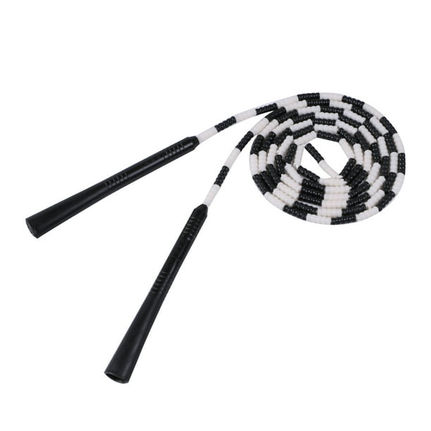 EeaseMX Cuerda de saltar de PVC, equipo de ejercicio para saltar, ideal para la escuela, el hogar, estudiantes y niños (negra)