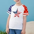 thumbnail image 2 of GERsome 4th of July T-Shirts for Unisex Kids Girls Short Sleeve Crew Neck American Flag Patriotic Tops Loose Fit Summer Graphic Tee, 4-5 Years, 2 of 4