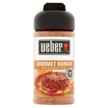 (2 Pack) Weber Gourmet Burger Seasoning, 5.75 oz (Best Burger Seasoning For Grilling)