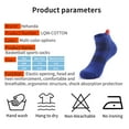thumbnail image 5 of Hehanda 2 Pairs Spring and Summer Sports Socks - Thick Towel Bottom Basketball Socks, 5 of 6