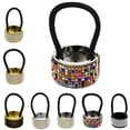 thumbnail image 3 of Cravate pour Femmes Anneau en Strass Rétro Poneytail Holder Hair Corde Élastique Hair Band, 3 of 7