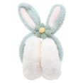 thumbnail image 1 of 1 pieza de adorables orejeras de invierno con orejas de conejo de peluche cálidas, 1 of 5