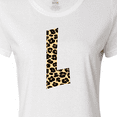 thumbnail image 4 of Inktastic Leopard Print Letter L Women's T-Shirt, 4 of 5
