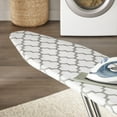thumbnail image 3 of Whitmor 15 in. W x 54 in. L Cotton Gray/White Ironing Board Cover and Pad, 3 of 4