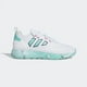 thumbnail image 2 of Adi-das Originals ZX 2K Boost White Active Mint Men's Athletic Shoes GX5373, 2 of 6