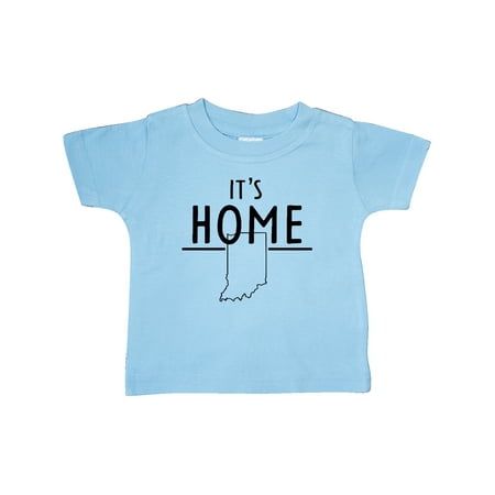

Inktastic It s Home- State of Indiana Outline Gift Baby Boy or Baby Girl T-Shirt