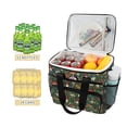 thumbnail image 2 of FORMRS Insulated Cooler Bag 24 Cans Capacity Soft Leakproof Lunch Box with Side Pockets, Forest Mushroom Pattern, 2 of 7