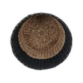 thumbnail image 6 of Household Essentials Wicker Waste Basket, 2-tone Hyacinth Waste Bin for Bathroom, Bedroom, Office, 6 of 6