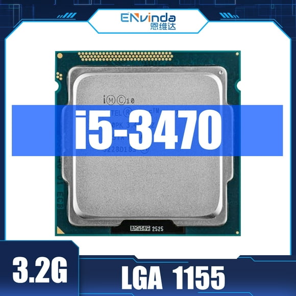 Used Original Intel Core i5 3470 LGA 1155 Processor 3.20GHz 5GT/S 6MB L3 Socket 1155 I5-3470 CPU Support B75 Motherboard