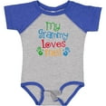thumbnail image 3 of Inktastic My Grammy Loves Me Boys or Girls Baby Bodysuit, 3 of 5