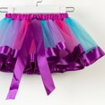 thumbnail image 7 of Layered Ballet Tulle Rainbow Tutu Skirt For Little Girls Dress Up With Colorful Hair Bows, 7 of 7