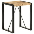 thumbnail image 5 of vidaXL Dining Table 23.6"x23.6"x29.5" Solid Rough Mango Wood, 5 of 8