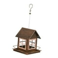 thumbnail image 3 of Comedero colgante para pájaros, decoración de jardín, forma de casa, cuenco de comida para pájaros de gran capacidad, estación de alimentación para, 3 of 8
