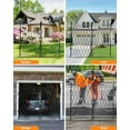 thumbnail image 6 of Extendable Aluminum Fence, Double Foldable Security Gate Mobile Folding Scissor Gate Portable Safety Barrier with Casters Retractable Driveway Gates Portable Barricade Gate, 6 of 9