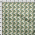 thumbnail image 4 of oneOone Silk Tabby Green Fabric Floral Diy Clothing Quilting Fabric Print Fabric By Yard 42 Inch Wide, 4 of 4