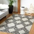 thumbnail image 2 of SAFAVIEH Tulum Kennard Geometric Area Rug, 6'7" x 6'7" Square, Ivory/Black, 2 of 8