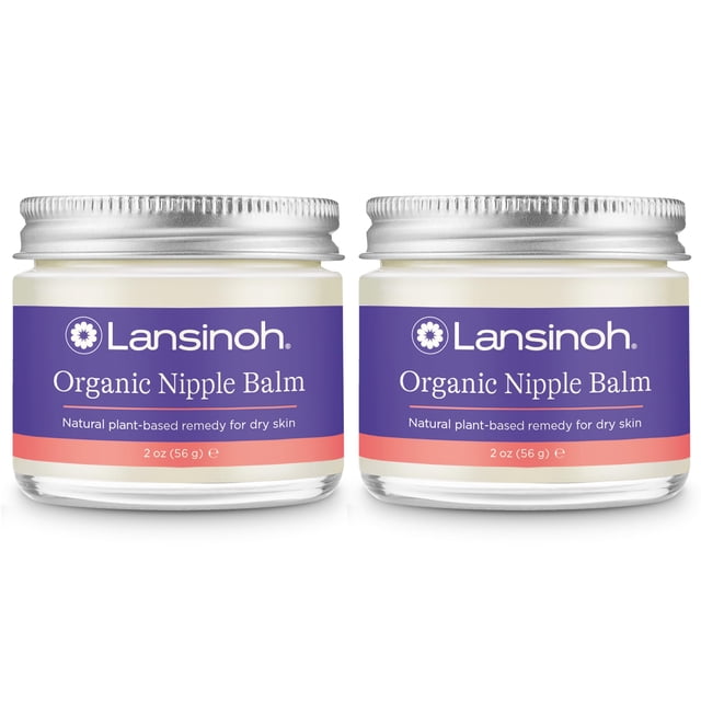 Crema para pezones Lansinoh Organic 120 ml, paquete de 2