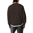 thumbnail image 2 of Ma Croix Mens Premium Fleece Crewneck Sweatshirt Casual Brushed Cotton Sweater, 2 of 3