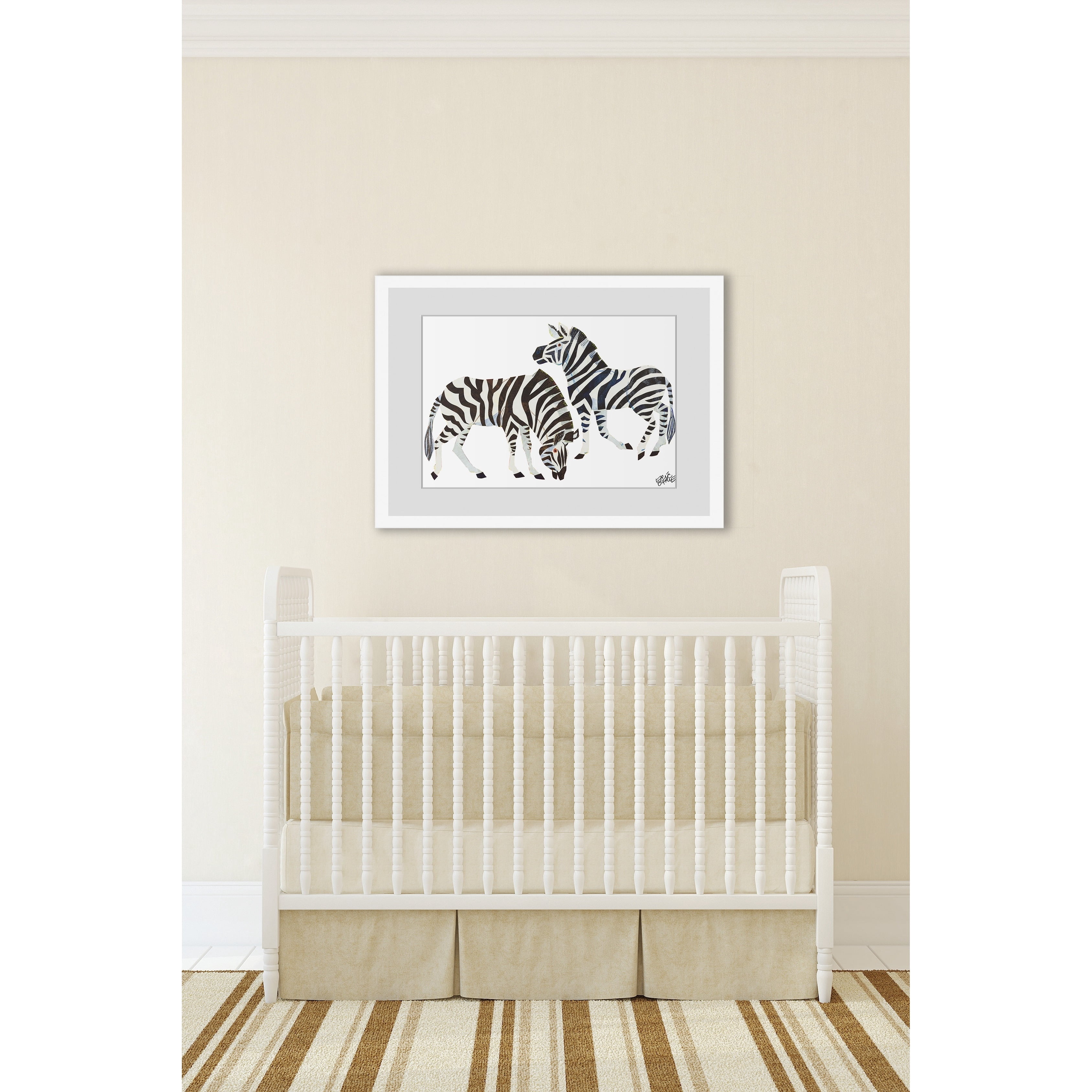 Eric Carle Zebras 2 Framed Art Print