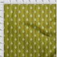 thumbnail image 3 of oneOone Cotton Cambric Lime Green Fabric Stripe|Leaves & Floral Block Sewing Craft Projects Fabric Prints By Yard 56 Inch Wide, 3 of 4